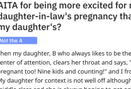 Her Daughter Steals The Spotlight From Her Childless Son And Announces Her Ninth Child, So This Mom Kicks Her Out For Being A Show Off