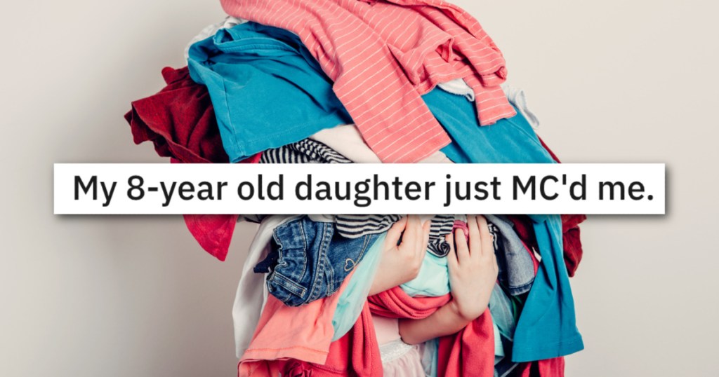 She Tells Her Daughter To Put Everything Washable In The Laundry Room, So She Complies And Fills The Room To The Max
