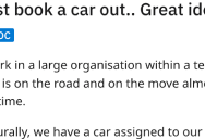 Manager Insists On A “Car Booking System” For The Company’s Transportation, Then Finds Out His Car Is Part Of The Fleet