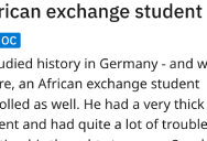 Professor Underestimates African Exchange Student And Ends Up Needing Help Understanding Their Homework