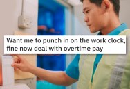 His Boss Thought Making Him Punch A Clock Would Reduce His Salary. He Was Wrong.