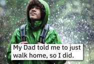 Middle Schooler Walks Home In A Hurricane To Prove A Point To His Dad. – ‘My Dad never lived that down.’