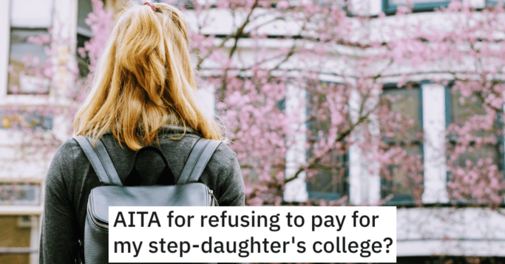 'Oh, he's a servant, actually.' - Bratty Stepdaughter Demeans Stepdad And Then Asks Him To Pay For College. He Refuses.