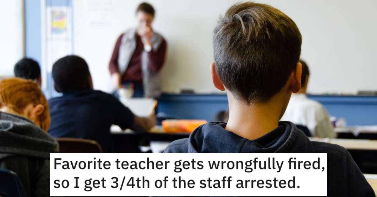 Her Favorite Teacher Was Fired For Not Breaking The Law, So This ...