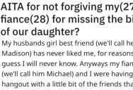 ‘I don’t think I can forgive him.’ – Her Fiancé Missed The Birth Of Their Daughter Over An Argument About His Female Best Friend.