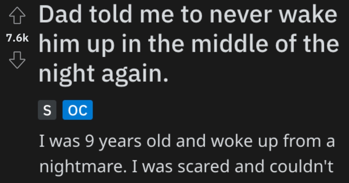 'I'm frozen in fear already.' - His Dad Told Him To Never Wake Him Up, So Kid Maliciously Complies When A Prowler Tries To Break In