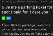 Parking Company Gave Him A $25 Parking Ticket Even Though He Was In The Right Spot, So Called Visa And Got The Company Reported