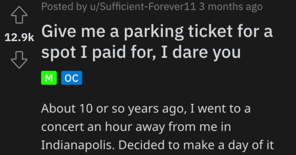 Parking Company Gave Him A $25 Parking Ticket Even Though He Was In The Right Spot, So Called Visa And Got The Company Reported