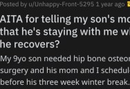 Their Son Is Having Surgery And This Father Insists That He Stay With Him And Have No Contact With His Mom