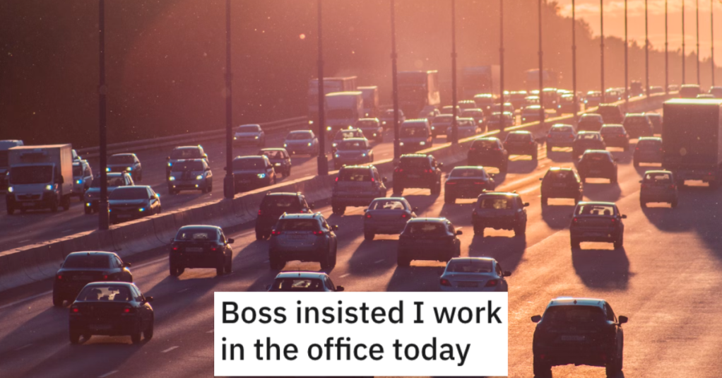 Boss Wanted An In-Person Presentation Even Though Traffic Was Horrible, So Employee Complied And Put Boss In A Tough Spot