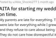 Groom’s Parents Lie About Being Late To His Wedding, But He Has A Back Up Plan And Proves They’re Lying. – ‘They said that they were only five minutes late.’