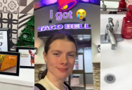 She Decorated A Taco Bell Bathroom And Tried To Clean It, But They Kicked Her Out. – ‘I thought they would like my new surprise.’