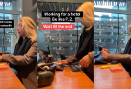 Rude Hotel Guest Swears At Employee And Refuses To Pay, But She Stood Her Ground And Kept Her Cool