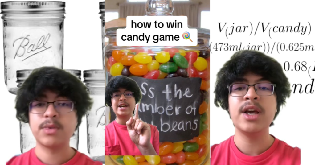 How To Guess How Many Candy Pieces Are In A Jar... With Math!