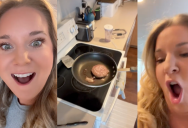 ‘Flip it or let it burn?’ – Husband Forgets His Turkey Burger On The Stove So This Wife Makes Us All Laugh