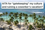 Coworker Wanted To Talk About Her Trip With A Native Jamaican When She Hadn’t Never Left The Resort