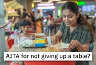 Woman Asks Mom With Two Kids To Give Up Her Table For Her Elderly Mother, But She Says No And Won’t Budge