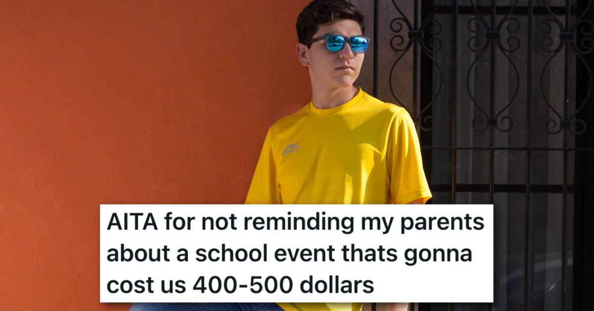 AITANotRemindingParentsOfFundraiser School Gives Teen $500 Tickets To Sell So He Asks His Family For Help. Nobody Ends Up Selling Any And Now Theyre Blaming Him.