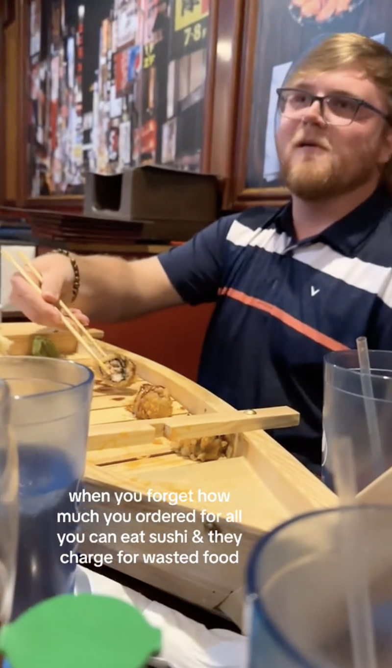 AYCE SS 2 Man Shares Genius Hack To Get Around Wasted Food Fees At All You Can Eat Sushi