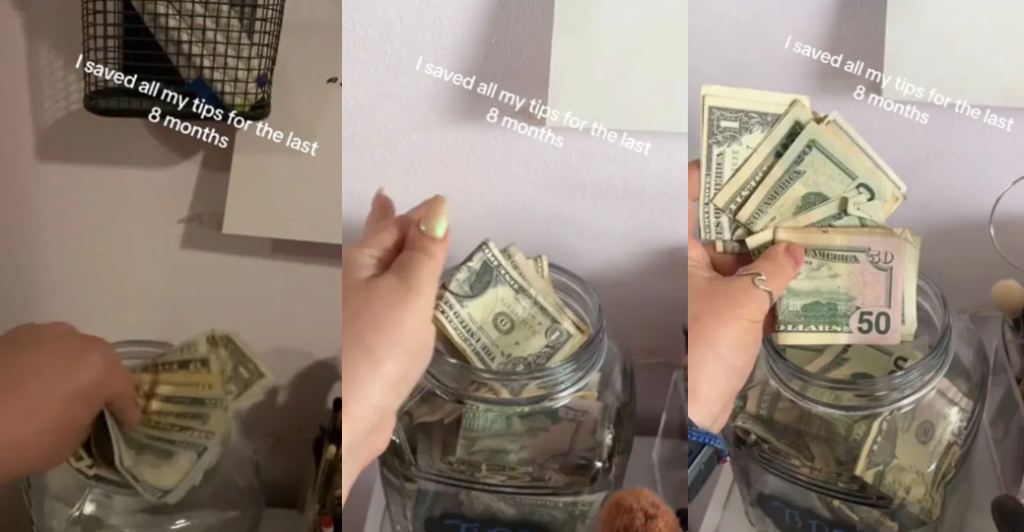 Cosmetologist Saves All Her Tips For 8 Months And The Total Is Impressive