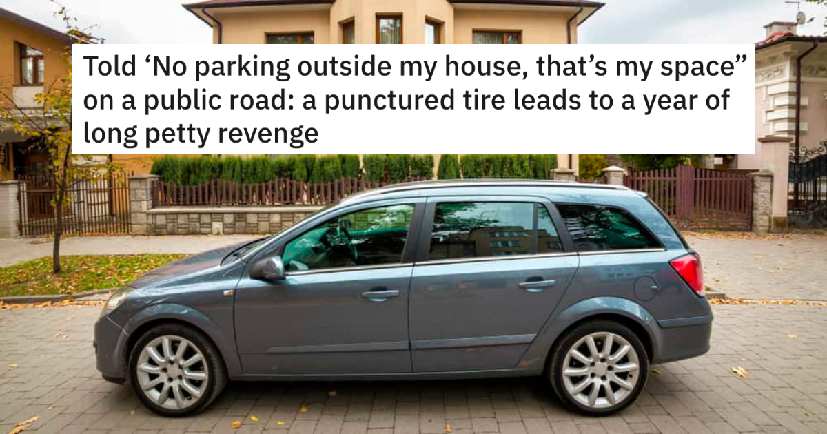 Slash My Tires For Parking On A Public Road Because Its 