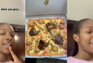 Woman Orders Chicken Pizza, And What She Got Was Wild. – “When the chef has a crush on you”