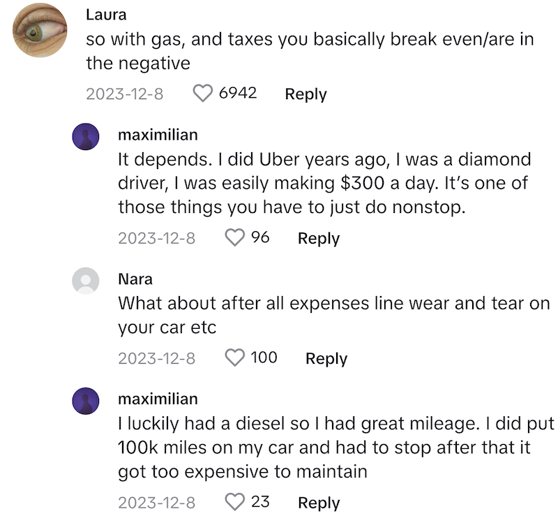 Lyft Comment 4 Lyft Feels I Only Deserve 40% of the Pay.   Frustrated Driver Reveals How Much She Actually Gets Paid