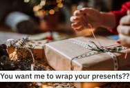 Lazy Dad Refused To Wrap His Own Presents, So His Kid Gets Hilarious Revenge With One Of His Gifts