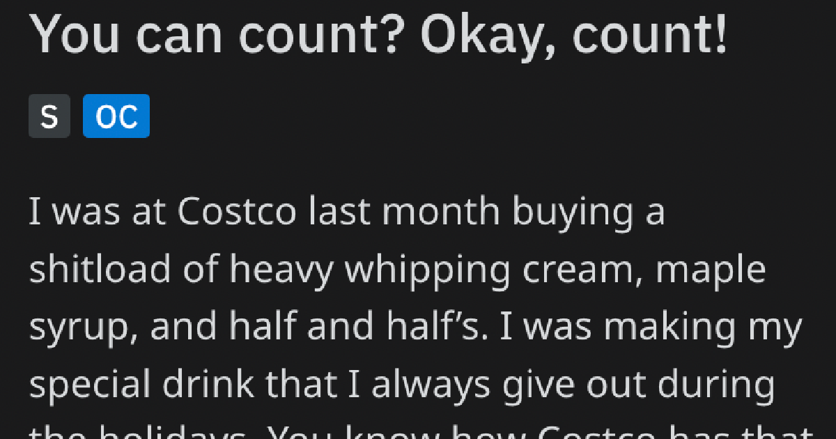 Costco Receipt Checker Asked A Customer How Many Items He Bought Then   MaliciousComplianceCostcoReceiptGoblin 