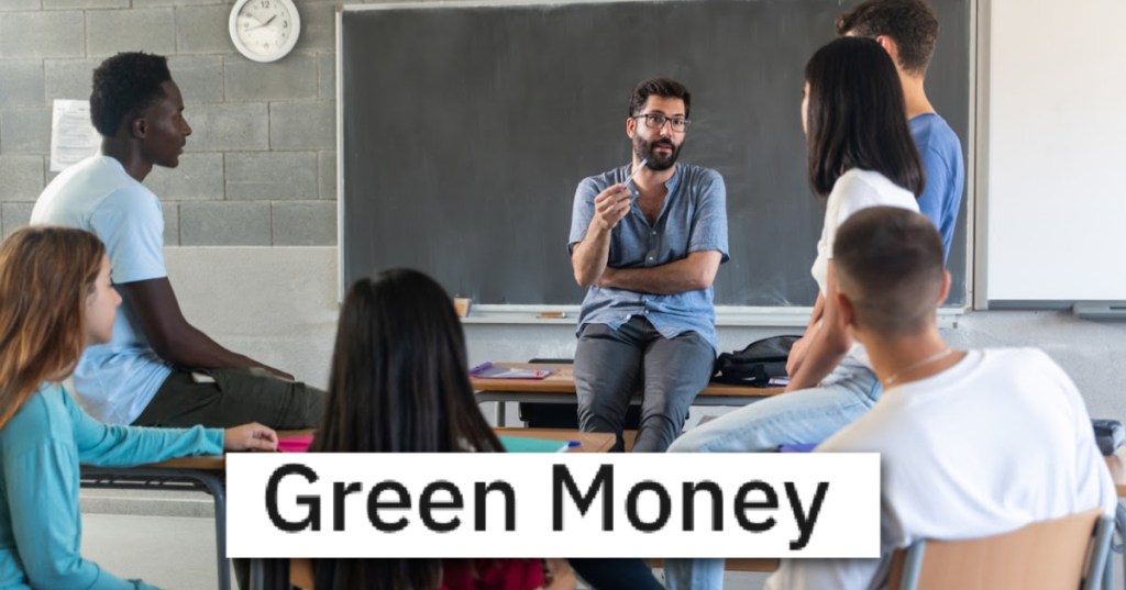 Popular Chemistry Teacher Tells Class To Throw "Green Money" At Him In Appreciation, But The Students Get The Hilarious Last Laugh