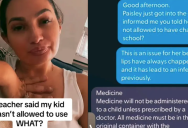 School Didn’t Let Her Daughter To Bring Chapstick With Her Because Of A Ridiculous Rule
