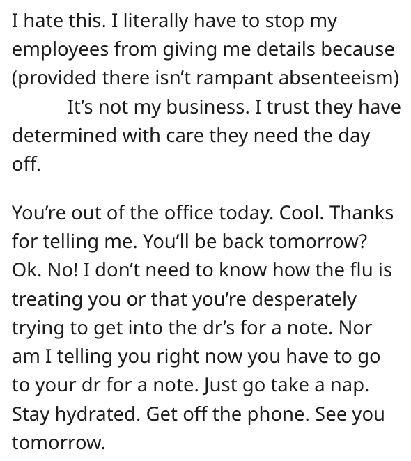 PTO Comment 2 1 HR Demand Employee Give Personal Details For Her PTO Request, So She Gives Them All The Horrible Details