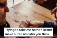 Creepy Guy Thought He Was Hitting On A Woman, So Guy Plays Along And Gives Him Deep Trauma