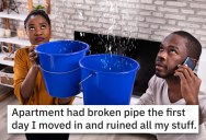 A Broken Pipe Ruined Their Apartment On Day One, So They Hatched A Plan To Ruin Leasing Company’s Business