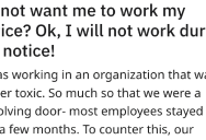 HR Tries To Get Essential Employee To Pay The Company To Quit, So He Stays Around And Watches The Whole Place Burn