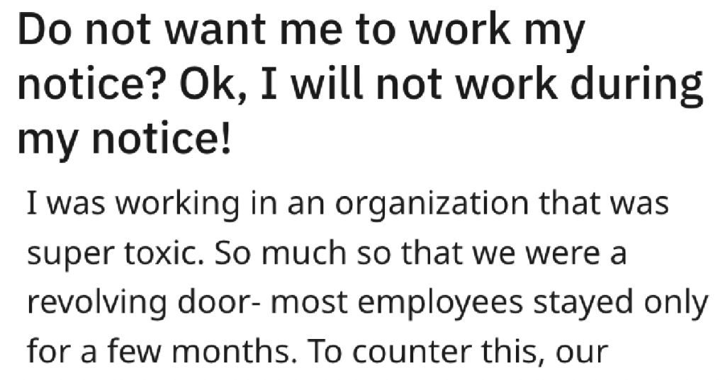 HR Tries To Get Essential Employee To Pay The Company To Quit, So He Stays Around And Watches The Whole Place Burn