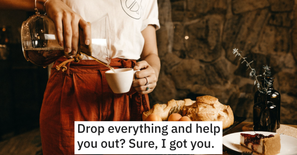 Nasty Restaurant Manager Told A Waitress to Drop Everything To Help Out, So All She Did Literally That And Got Sweet Revenge