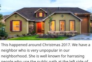 Mean Neighbor Made Everyone Around Her Miserable, So They Bought the House After She Couldn’t Afford It Anymore