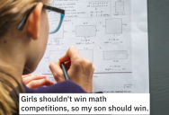 Boy’s Mom Said A Girl Couldn’t Win Math Competitions, So A Female Student Studied Hard And Got Winning Revenge