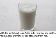 Lactose Intolerant Roommate Kept Stealing His Milk, So He Taught Him A Painful Lesson