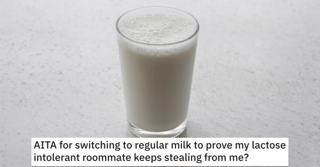 Lactose Intolerant Roommate Kept Stealing His Milk, So He Taught Him A Painful Lesson