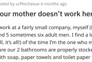 Employee Kept Stocking The Office Bathroom, But When Coworkers Don’t Help She Stopped Doing It Completely