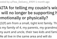 Cousin’s Widow And 4 Kids Are Living Rent Free In Their House While She Grieves, But They Insist She Gets Help Or Leave