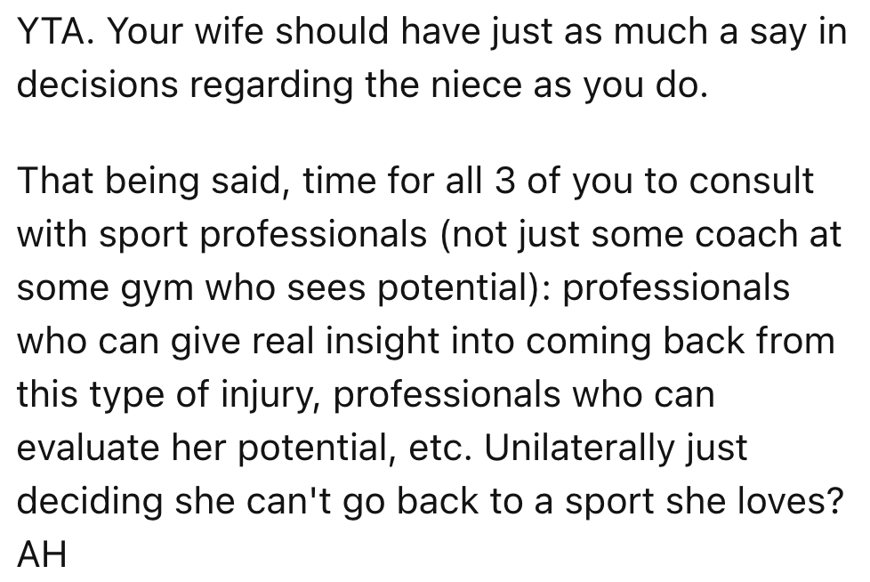 Screenshot 2024 01 08 at 3.08.25 PM His Niece And Wife Wants Her To Continue Competing In Punishing Gymnastics, But He Says No Because Hes Her Guardian