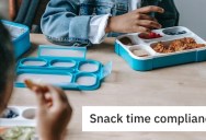 Teacher Doesn’t Think Autistic Kid’s Snacks Are Healthy Enough, So Parent Follows Their Orders And Lets The Kid Pick For Himself