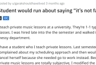 Entitled Student Gets What She Deserves From Teacher Who’s Had Enough Of Her Last-Minute Cancellations