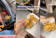 ‘If you got 15 nuggets in your 10 pc it was me.’ – McDonald’s Worker Was Giving Away Extra Chicken Nuggets As A Christmas Present To Customers
