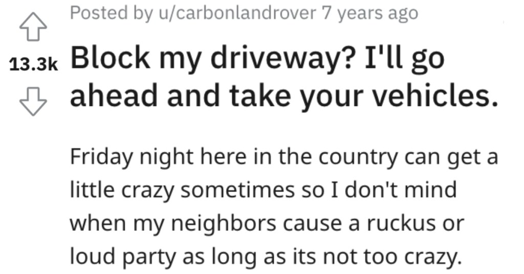 Partygoers Were Rude To A Tow Truck Driver And Blocked Their Driveway, So They Got Revenge And Hauled All Their Cars Away