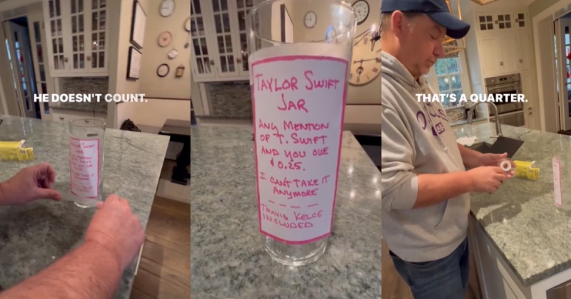 Husband Makes Woman Pay A Quarter Every Time She Brings Up Taylor Swift. - 'I can take it no longer!'
