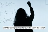 Big Sister Says Younger Sister And Her Are Both Teachers, But Little Sister Immediately Points Out That She Works At A University